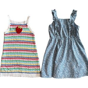 Old Navy and J.Crew Crewcuts Dresses - 4T